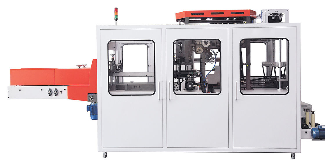 Automatic Smart Feeding Mitsubishi Paper Napkin Packing Machine 3D Packing